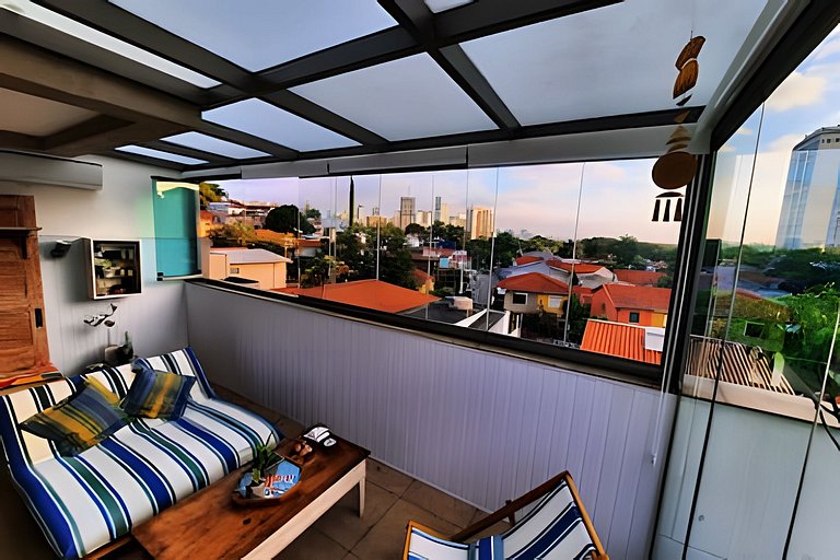 Loft Premium Garden & Panorâmico. Solarium privé.
