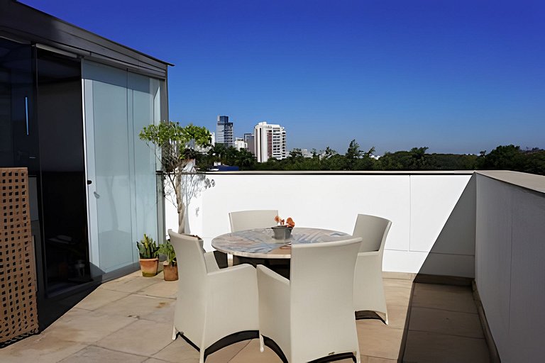 Loft Premium Garden & Panorâmico. Solarium privé.