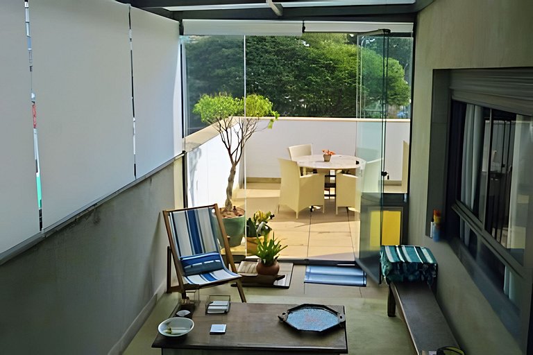 Loft Premium Garden & Panorâmico. Solarium privé.