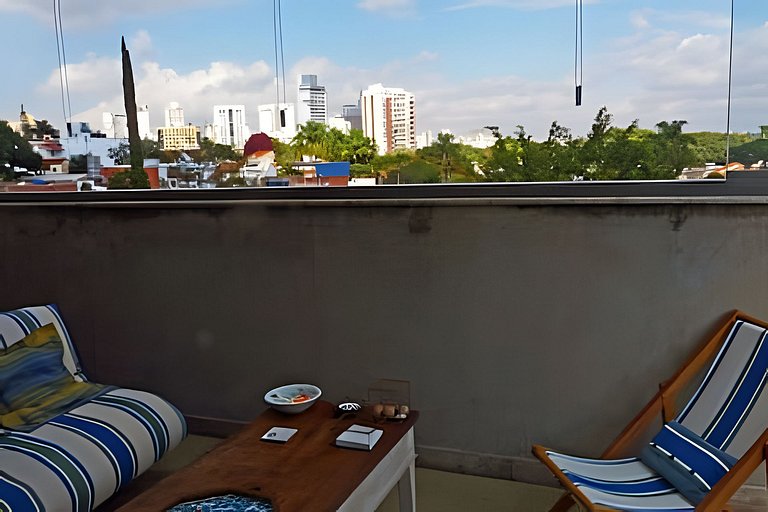 Loft Premium Garden & Panorâmico. Solarium privé.