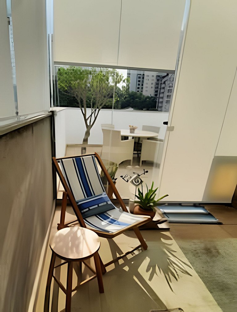 Loft Premium Garden & Panorâmico. Solarium privé.